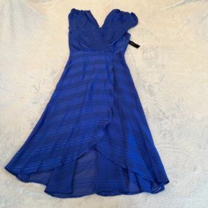Lulus Women's Sexy Royal Blue Dress Midi Small